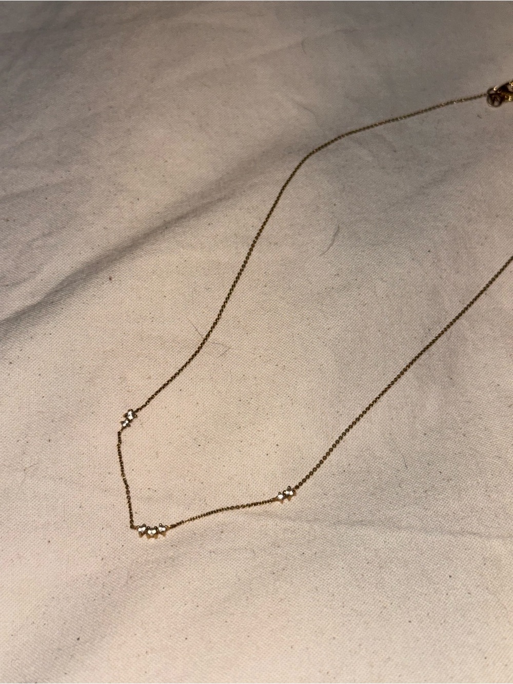 Mejuri Floating Sapphire Necklace